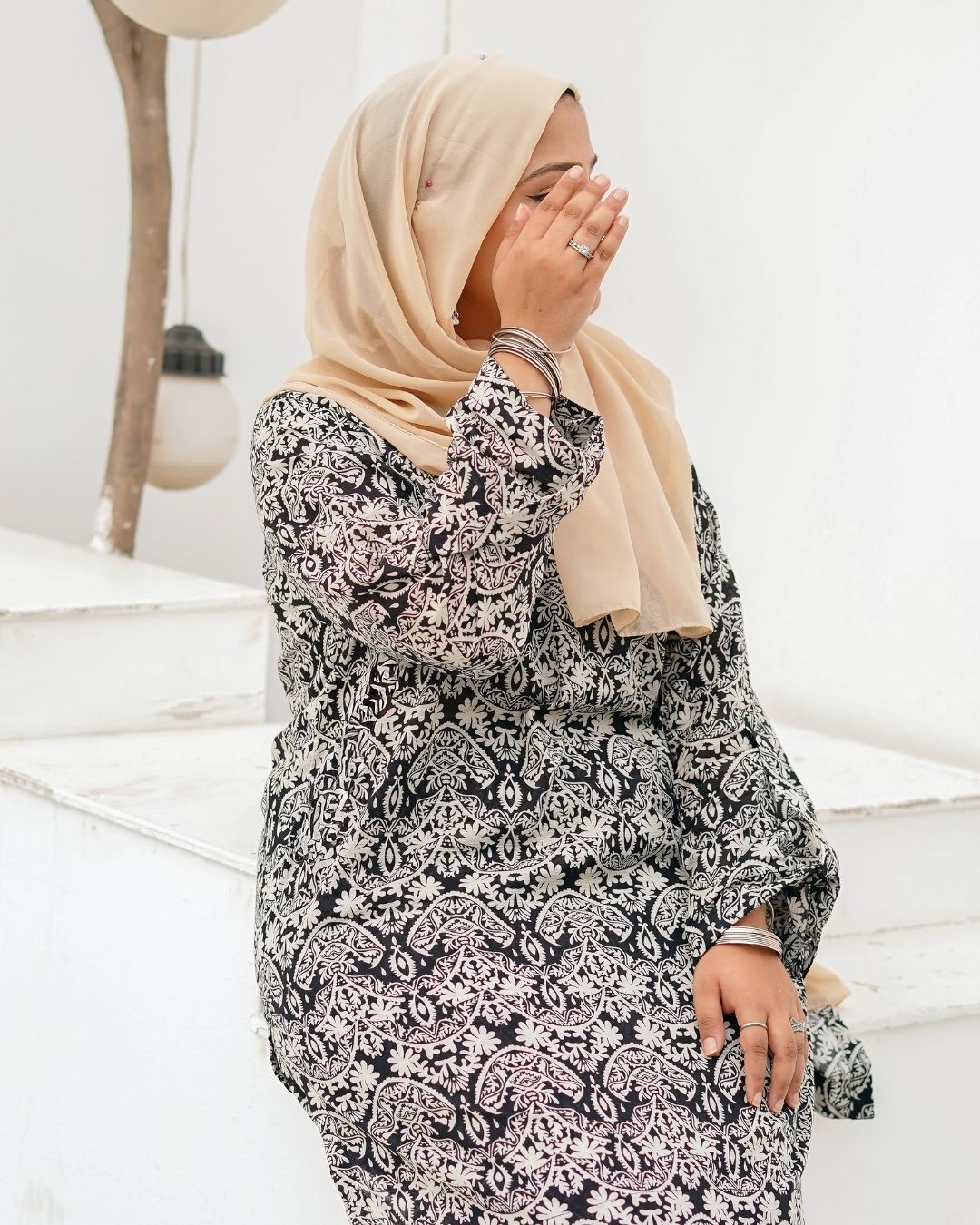 Black Doriya Printed Lawn Suit