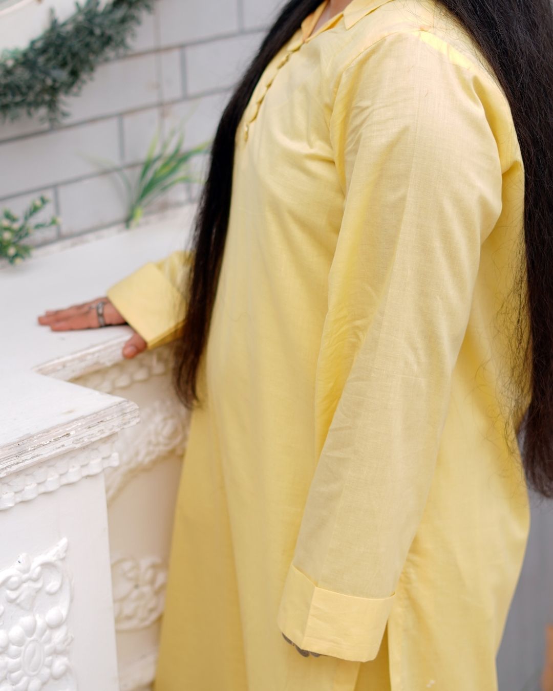 Yellow Lawn Stitched 2-Piece Suit! new collection 2025