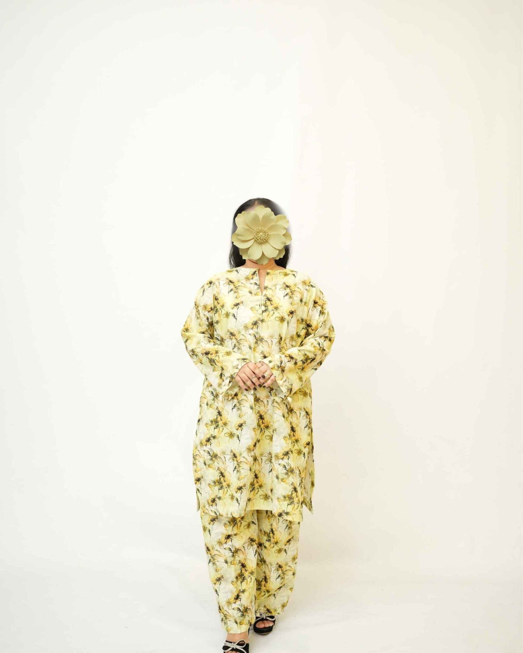 Forest Whisper – YASHAM® Premium Khaddar 2-Piece Co-ord Set - Image 12