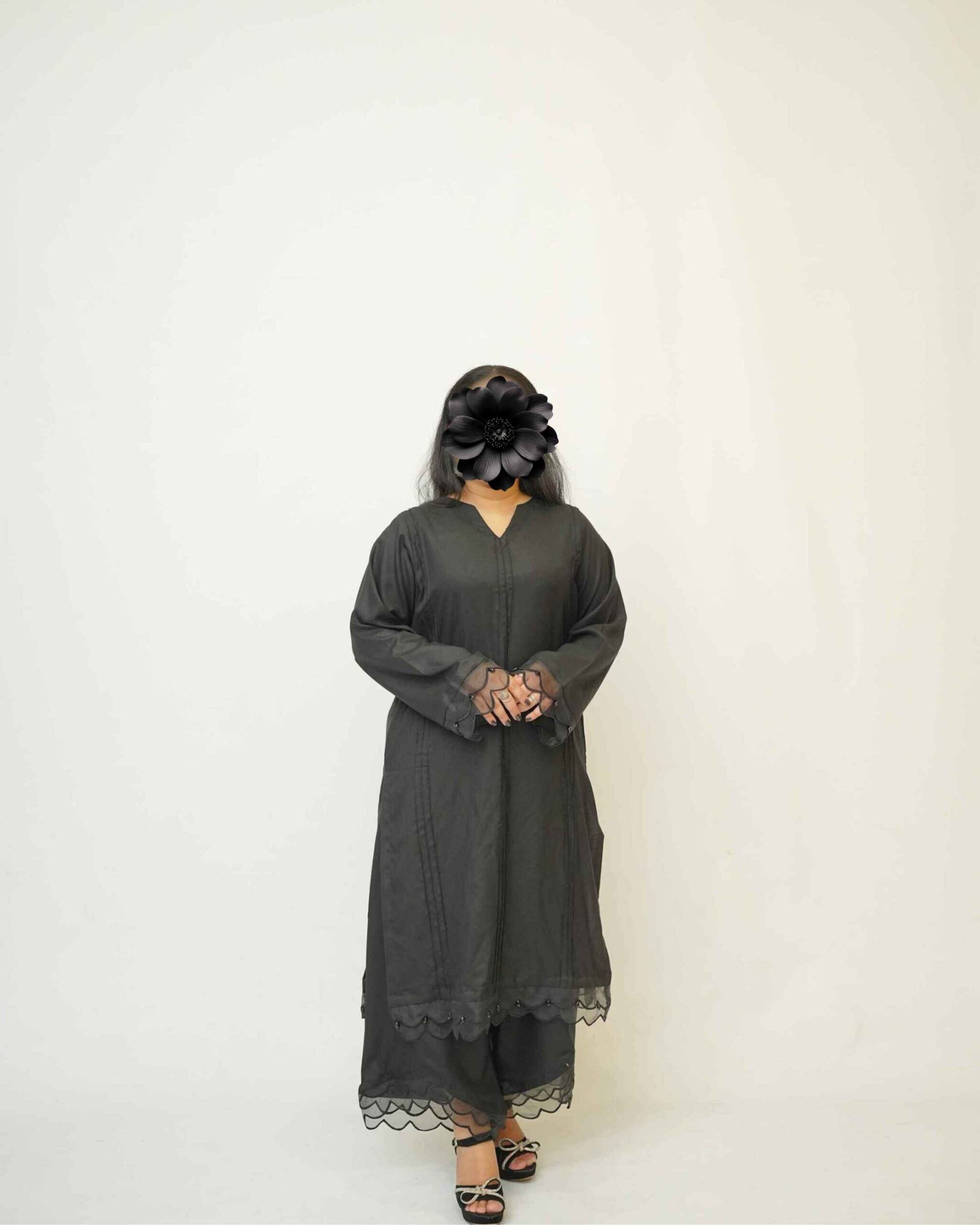 Midnight Black – YASHAM® Premium Dhanak 2-Piece Suit - Image 5