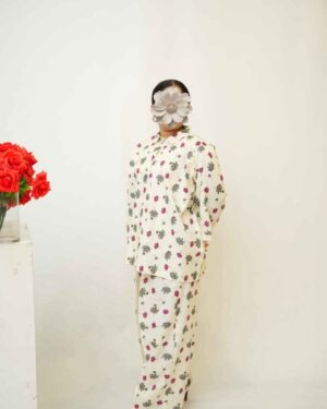 Plum Hour – YASHAM® Premium Light Khaddar 2-Piece Printed Co-ords Set