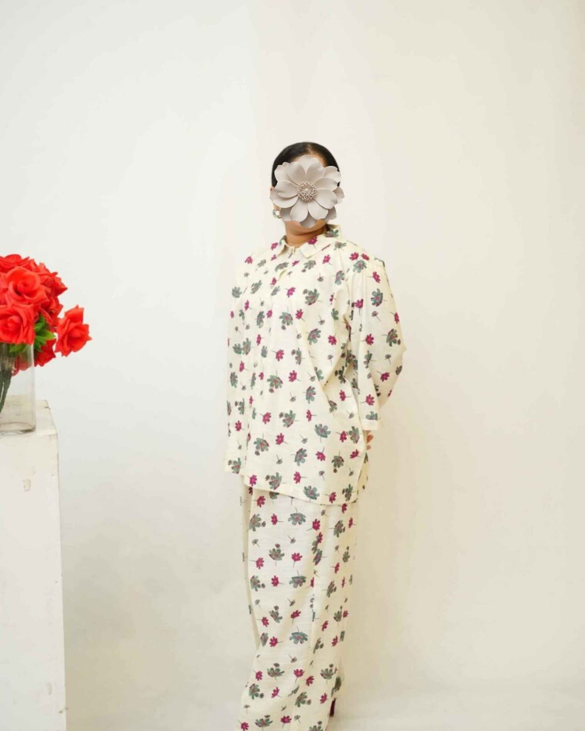 Plum Hour – YASHAM® Premium Light Khaddar 2-Piece Printed Co-ords Set