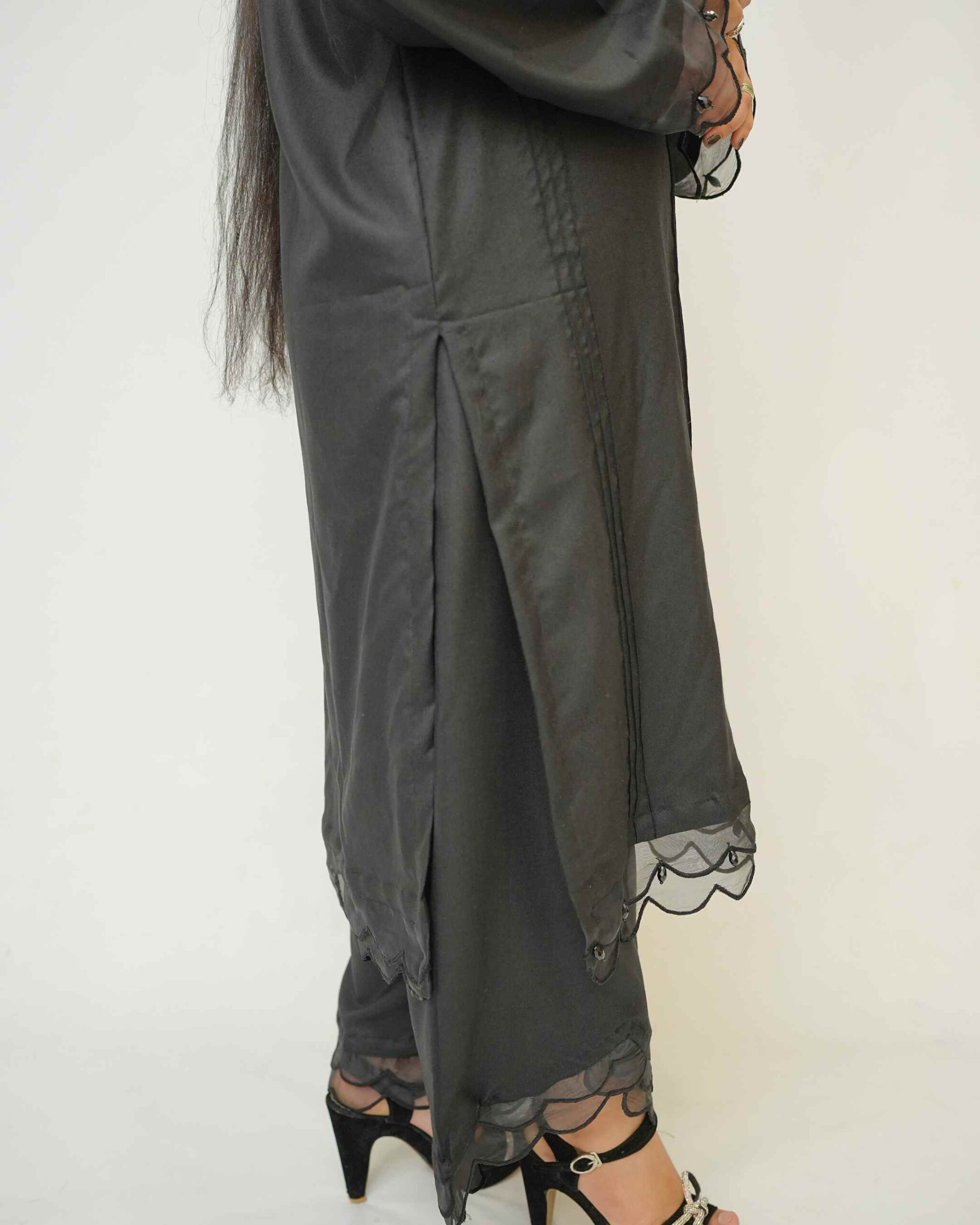 Midnight Black – YASHAM® Premium Dhanak 2-Piece Suit - Image 4